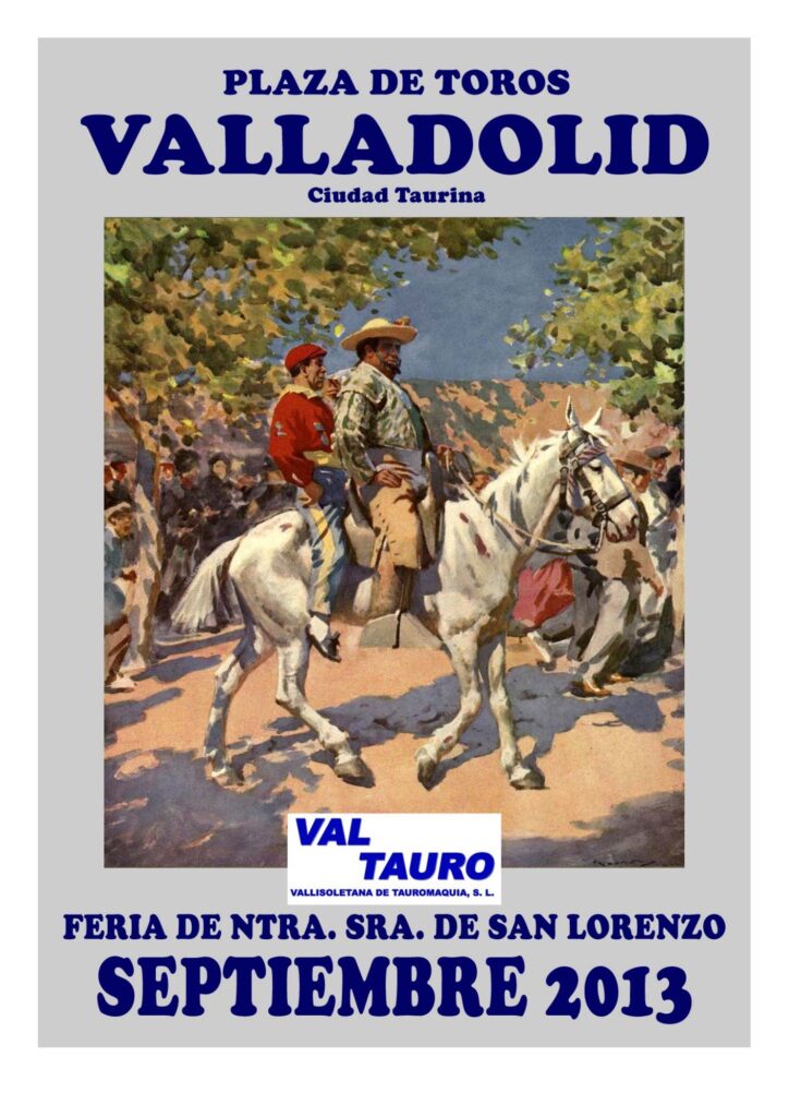 Bullfighting poster Valladolid 2013