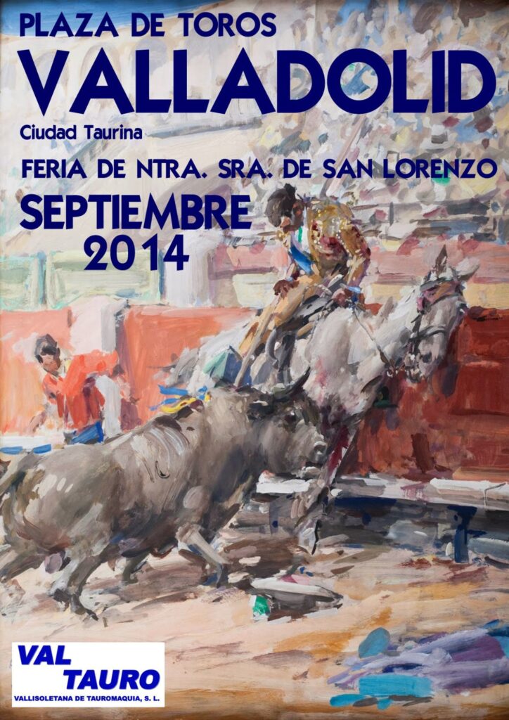 Bullfighting poster Valladolid 2014