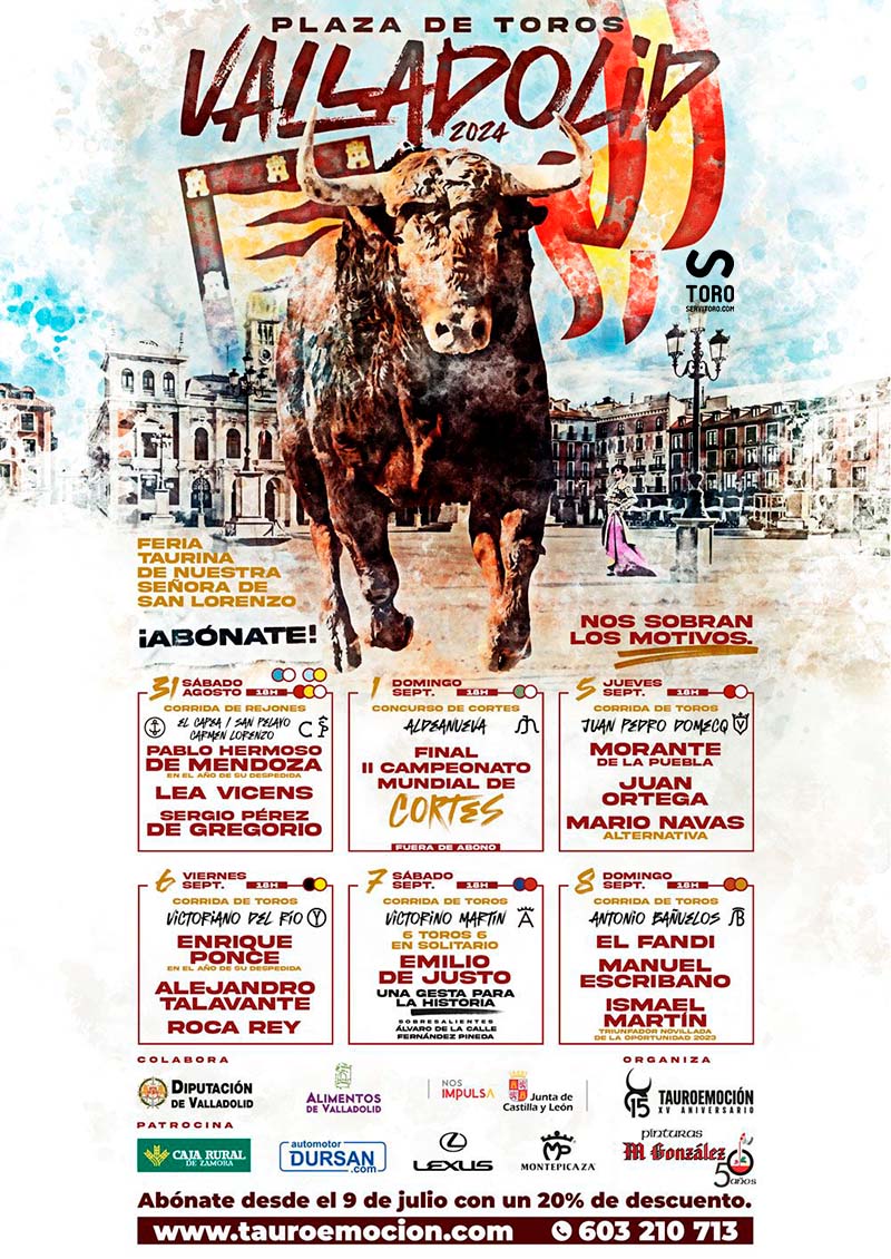 Temporada taurina en Valladolid 2024, septiembre