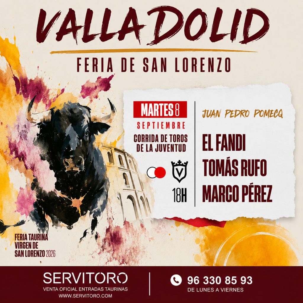 Entradas toros valladolid septiembre 8